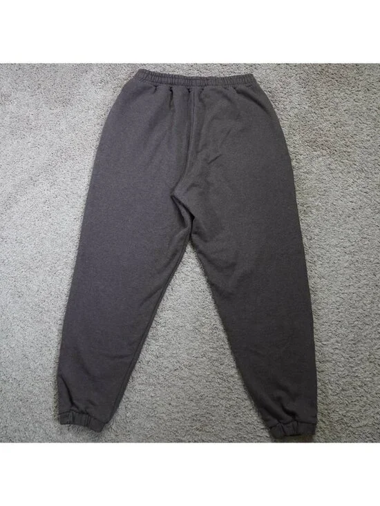 Gymshark Joggers Mens Medium Brown Tapered Sweatpants Athletic Logo - Picture 2 of 9